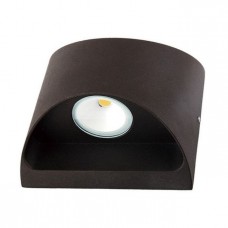 Φωτιστικό Διπλής Κατεύθυνσης LED 2x3W 230V 650lm 3000K Θερμό Φως Αλουμινίου Σκουριά IP54 3-691181